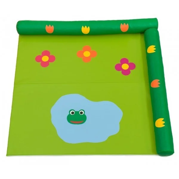 Tapis de motricité libre avec rouleaux pour bébé en crèche